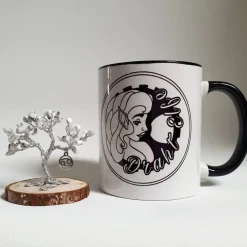 Mini Glücksbaum im Zeichen des Krebses- Kleiner Drahtbaum mit Edelsteinen Splittern - Sternzeichenbaum