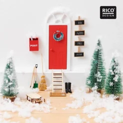 Mini Gummistiefel schwarz 26 x 35 mm | Miniaturwelt gestalten | Zubehör Wichteltür