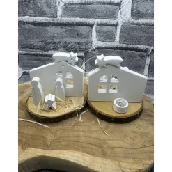 Mini Krippe | Weihnachten | Handgemacht | kleine Krippe