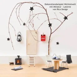Mini Laterne | Zubehör Wichtelwelt | Wichteltür dekorieren | Miniaturwelten