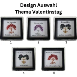 Mini Perlenbaum Geschenk/ Valentinstag/ Personalisierter Bilderrahmen / Lebensbaum /Geschenkidee