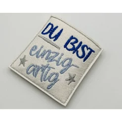 Mini Schokohülle / Geschenkidee / Gestickt / z.B. für Geldgeschenk