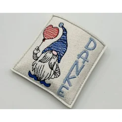 Mini Schokohülle / Geschenkidee / Gestickt / z.B. für Geldgeschenk