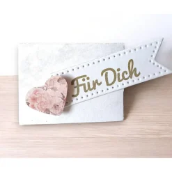 Mini Tassen Set mit Umschlag – Deko Minitasse als Gastgeschenk, Mitbringsel & Geldgeschenk