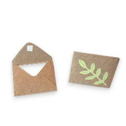 Mini Umschläge Floral mit Kärtchen – Gastgeschenk, Geldgeschenk & Mitbringsel – Kleine Briefumschläge für jede Feier