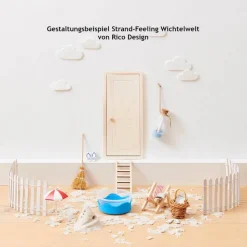 Miniatur Besen 14 cm | Zubehör Wichteltür | Wichtelwelt Minibesen