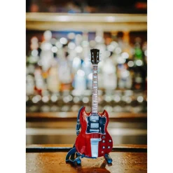 Miniatur Gitarre, Mini Gitarre, Deko Gitarre, Miniatur Gitarren, Deko Gitarren, Mini Gitarren, Puppen Gitarren, handgema