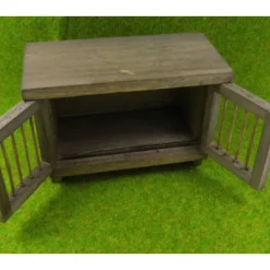 Miniatur Hasen und Hasenstall – Osterdeko & Bastelzubehör für Feengarten & Puppenhaus