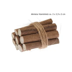 Miniatur Kaminholz | Zubehör Wichtelwelt