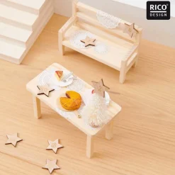 Miniatur Kuchen Set 6-teilig | Zubehör Wichteltür