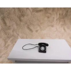 Miniatur Monitor, Telefon & Brille – Büro Deko Set für Wichtelbüro & Home Office Basteln