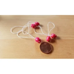 Miniatur Ostereier zum Hängen – handmodelliert für Puppenstube 1:12, Wichtel & Puppenhaus Deko