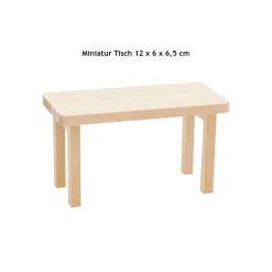 Miniatur Tisch | Minitisch | Zubehör Wichteltür