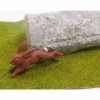 Miniatur Wildkaninchen Hase – Deko & Basteln für Puppenhaus, Krippe & Jagdszene