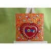 Minibild LOVE Acrylmalerei Keilrahmen Staffelei Geschenk zu Muttertag Valentinstag für Verliebte