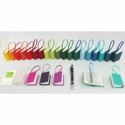 Minibuch Dekoration, kiwi-grün, Mini-Notizbuch, handgefertigt