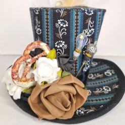 Mini-Hütchen - Oktoberfest Fascinator Hochzeit Dirndl Breze