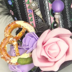 Mini-Hütchen - Oktoberfest Fascinator Hochzeit Dirndl Breze