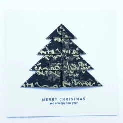 Minimalistische Weihnachtskarte - Weihnachtsbaum