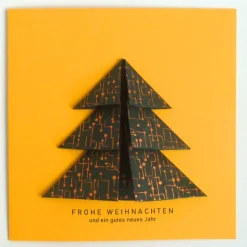 Minimalistische Weihnachtskarte - Weihnachtsbaum