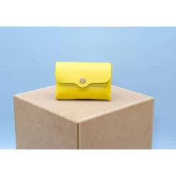 Minimalistischer Leder Geldbeutel (für Herren / Damen). Schlanke Herren Brieftasche. Geschenk für ihn.