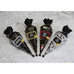 Mini-Schultüte „Motivauswahl Totenkopf", 1er und 8er Set, Geschenkverpackung