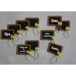 Mini-Schultüte „Tafeloptik schwarz