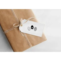 Ministempelset Ostereier gezeichnet | 3 Stempel mit 12mm Durchmesser | Holzstempel Frühling / Ostern