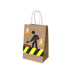 Mitgebsel Tüten | Bastelset | Baustelle Geburtstag | Bagger Geburtstag | Baustellen Deko
