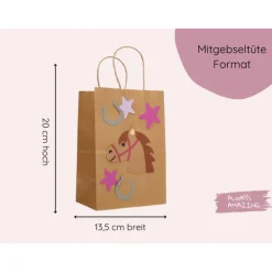 Mitgebseltüten Pferd Bastelset | Pferde basteln | Geschenktüten basteln | Pferde Kindergeburtstag | Pferdeparty