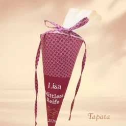 Mittlere Reife 2026 Realschulabschluss Schulabschluss personalisierbar -  Rot Kleine Kreise