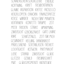 Mix & Match | Geschenkset mit 3 Kerzen | Kerzenfarbe + Wörter sind frei auswählbar | Kerzenset