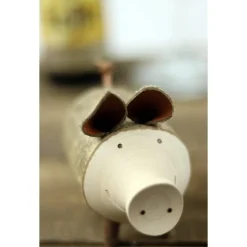 Männer GESCHENK FLASCHENÖFFNER aus HOLZ Ast Schwein Kapselheber Bier Natur Bar Cafè Deko Vatertag Hölzerne Hochzeit Holzschwein Mitbringsel