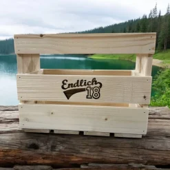 Männerhandtasche 6er natur, Bierträger, Vatertag, Geschenk, Flaschenträger, Grillabend, Party