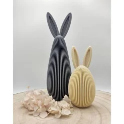 Moderne Osterhasen Deko 3D gedruckt – Minimalistische Hasenfigur im skandinavischen Stil