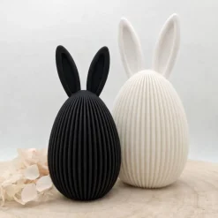 Moderne Osterhasen Deko 3D gedruckt – Minimalistische Hasenfigur im skandinavischen Stil