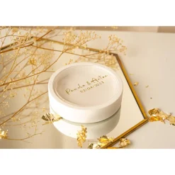 Moderne Ringbox mit personalisierter Acryl-Scheibe | Ein besonderes Accessoire für Deine Hochzeit | Ringkissen