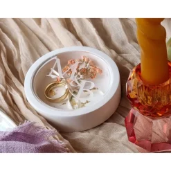 Moderne Ringbox mit personalisierter Acryl-Scheibe Laser graviert | Ein besonderes Accessoire für Deine Hochzeit