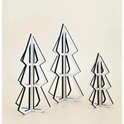 Moderner 3D Tannenbaum aus Holz Weihnachtsdeko Wohndeko minimalistisches Design Line Art abstrakt Weihnachtsbaum scandi