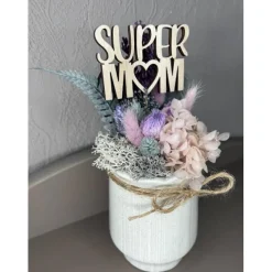 modernes Muttertags Geschenk | Muttertags Gesteck | Trockenblumengesteck