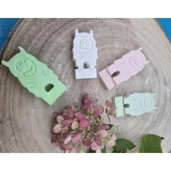 Monster Steckerchen Pastell – Handgemachte Deko zum Sammeln & Verschenken