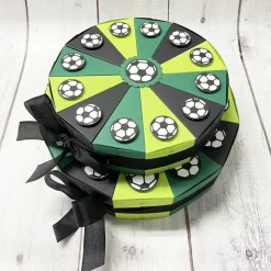 Motivtorte - Fussball - 1 oder 2 Stöckige Torte / 12 oder 24 Stück