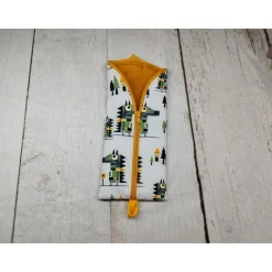 Mäppchen Krokodil grau in 2 Größen – Federmäppchen & Stiftetasche aus Softshe