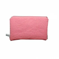 Mäppchen Täschchen Sterne türkis rosa handmade Etui Punkte