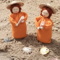 Muschel Kinder - Jahreszeitentisch - Blumenkind - Sommer