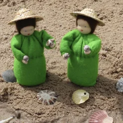 Muschel Kinder - Jahreszeitentisch - Blumenkind - Sommer