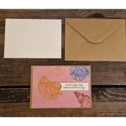 Muscheln - Geburtstagskarte - Alles Liebe und einen wunderschönen Tag