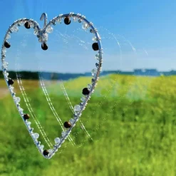 Mut für das Schulkind | Fensterschmuck mit Heilstein | Geschenke zur Einschulung | Glücksbringer Schultüte