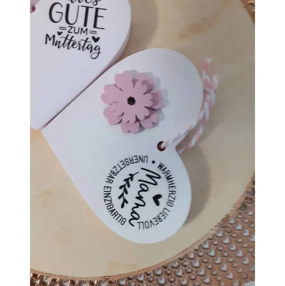 Muttertag | Herz | Anhänger | Dekoration | Deko | Geschenk