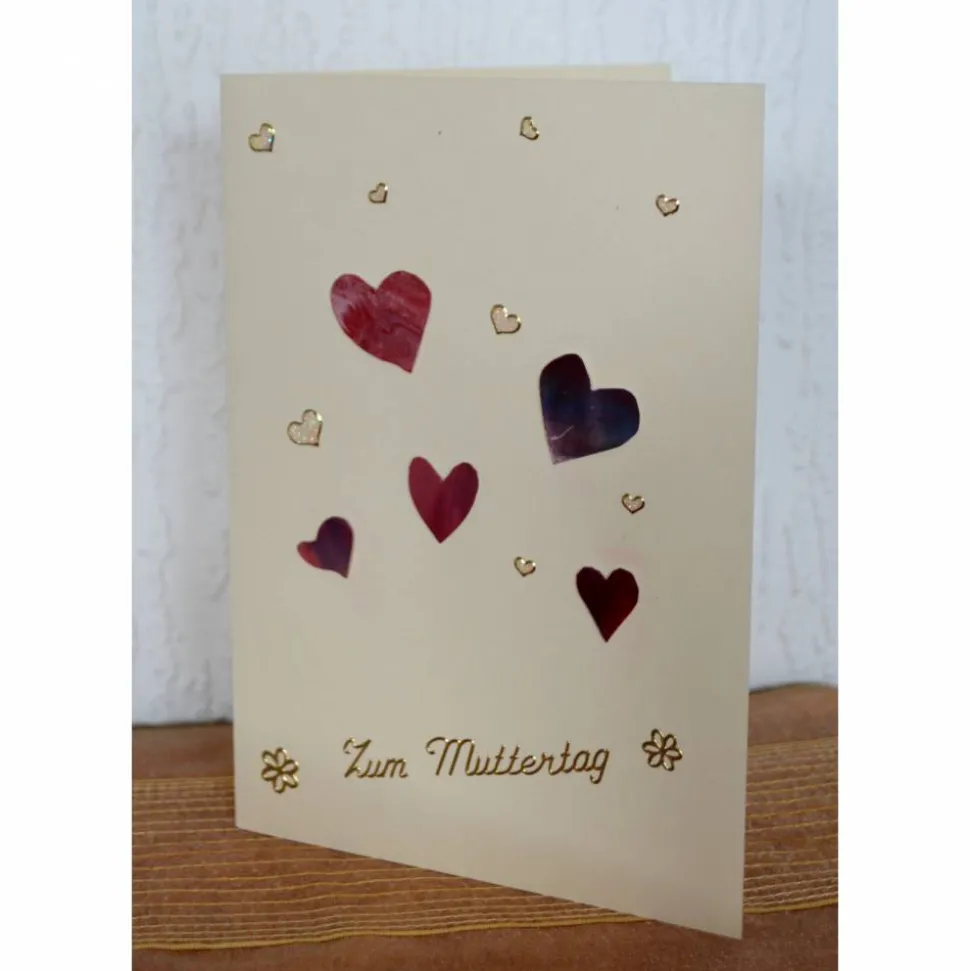 Muttertag – herzliche Grüße als Original Malerei – Design  Ulrike Kröll